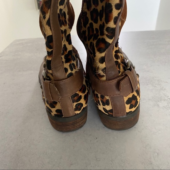 Steve Madden Denmar Cheetah Hair Tall Boots (8.5) - Picture 5 of 8
